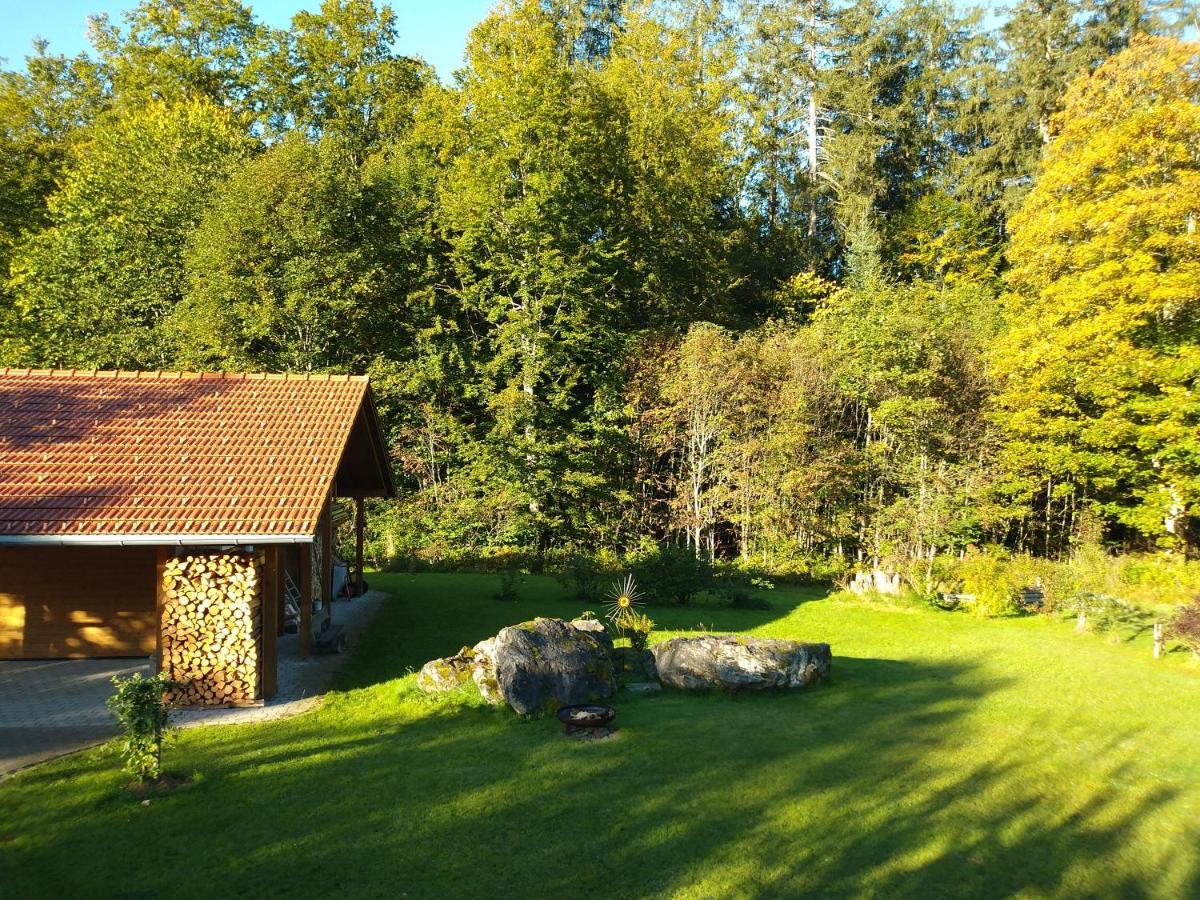 Huettenzauber Ferienwohnung Mitten Im Nationalpark Lindberg Eksteriør billede